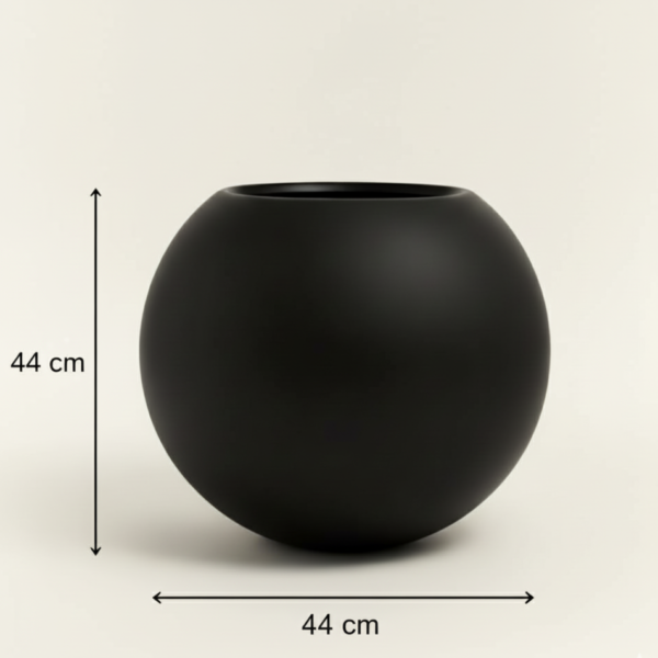 Vase boule élégant 44x44 cm