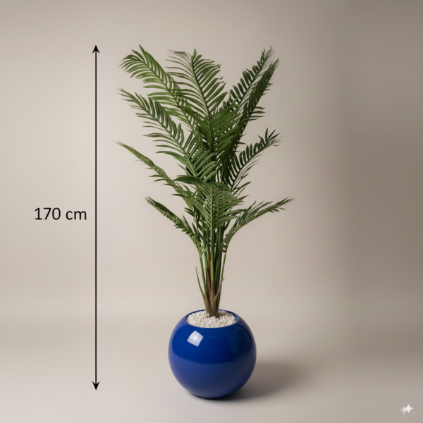 Élégant palmier en pot boule moderne – Image 4
