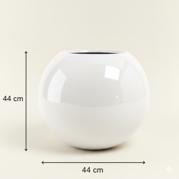 Vase boule élégant 44x44 cm – Image 2