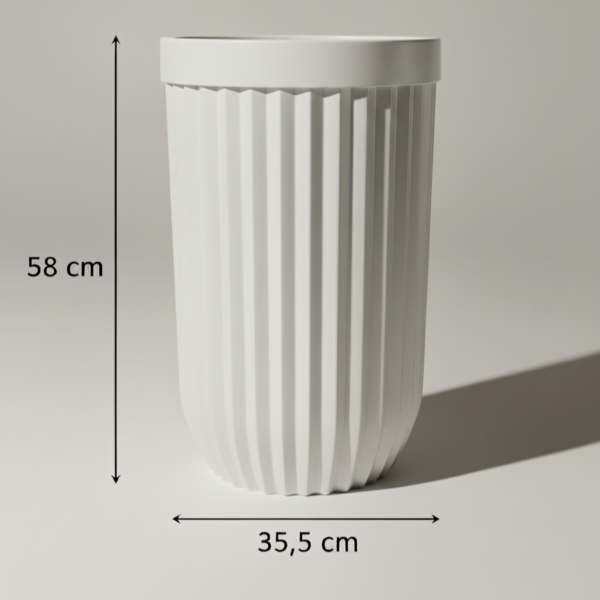 Vase élancé design 58 cm x 35,5 cm – Image 4