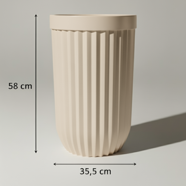 Vase élancé design 58 cm x 35,5 cm – Image 2