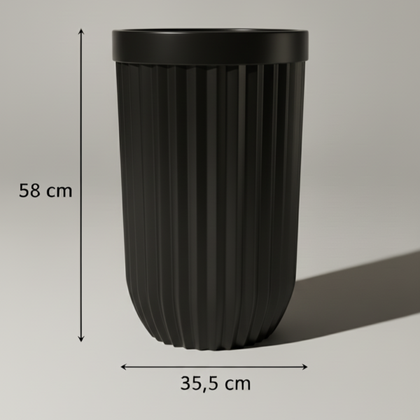 Vase élancé design 58 cm x 35,5 cm – Image 3