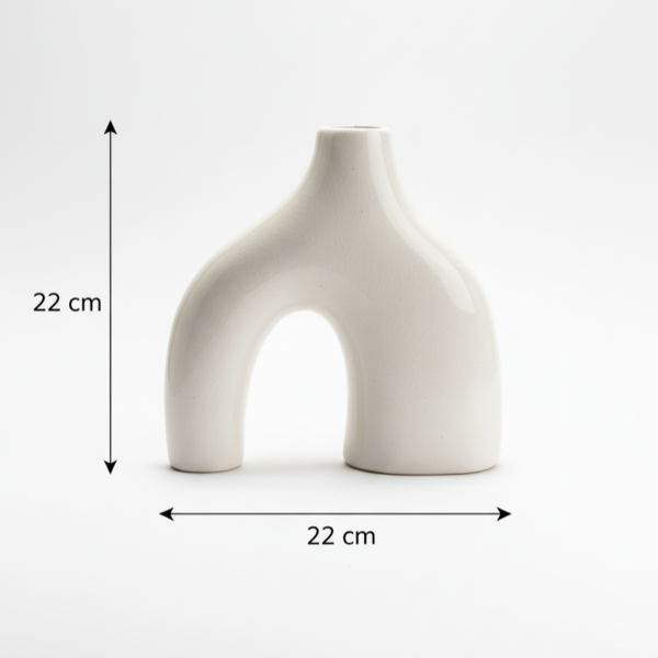Vase Nordique en Céramique – Harmonie et Simplicité – Image 2