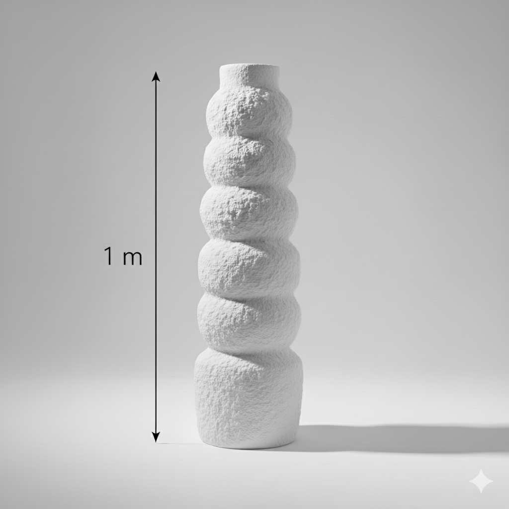Vase architectural 1 m – Image 3