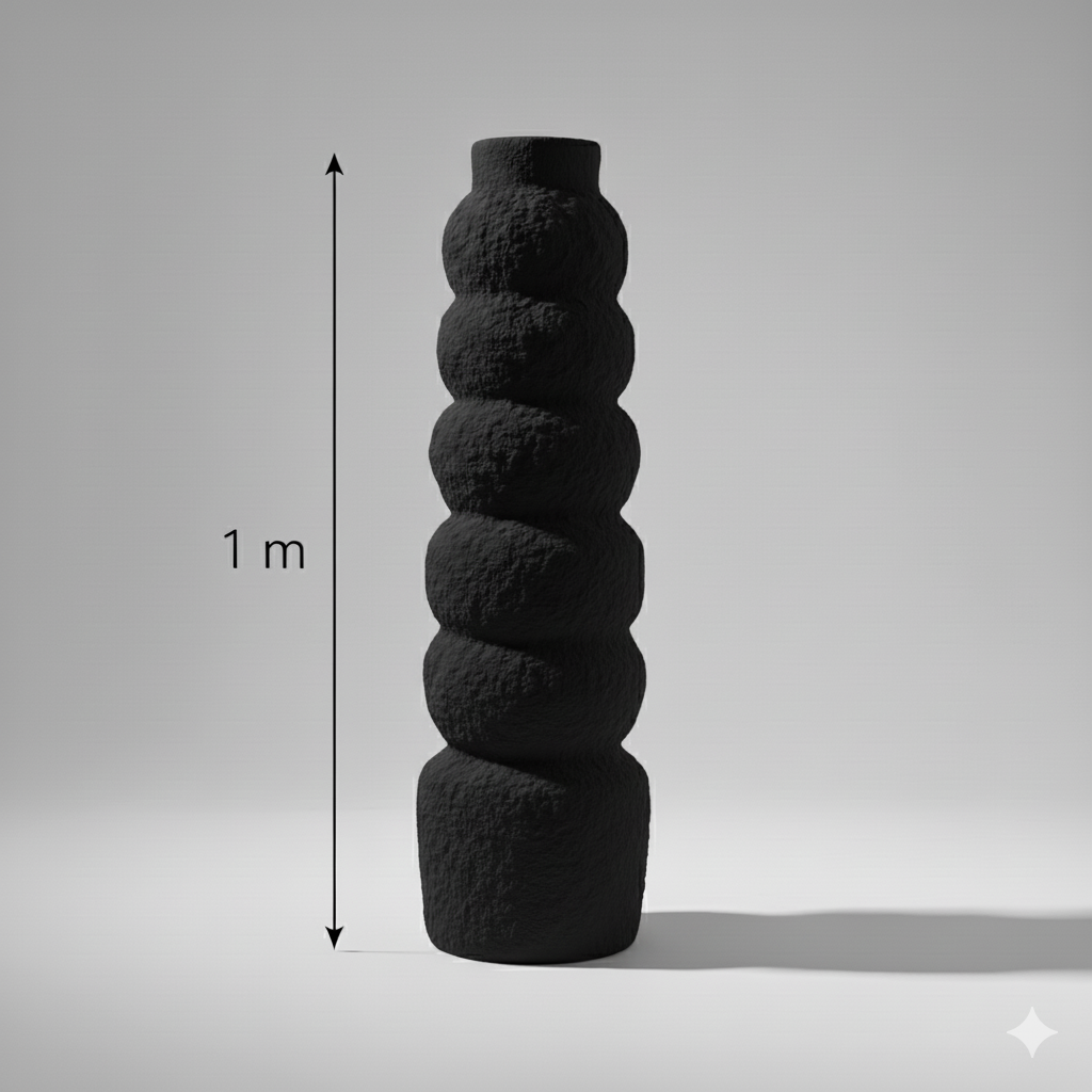 Vase architectural 1 m – Image 2