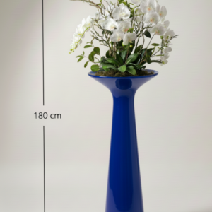 Vase décoratif haut de gamme avec composition florale