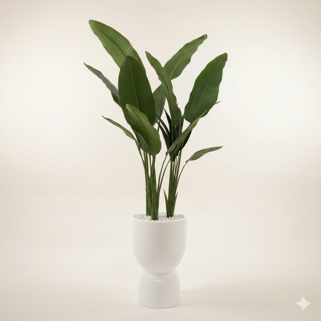 Bananier Artificiel 180 cm avec Pot Totem – Disponible en 4 Couleurs – Image 3