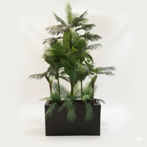 Jardin Tropical Artificiel en Pot de 1 m – Décoration Intérieure Haut de Gamme