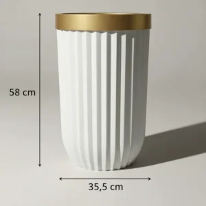 Vase élancé design 58 cm x 35,5 cm